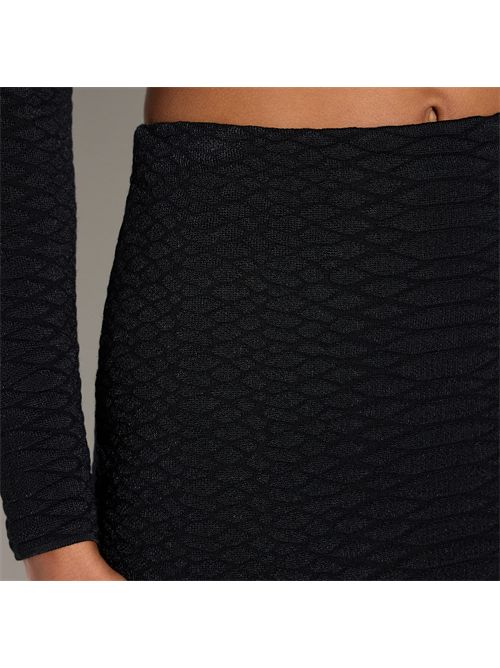 Gonna in maglia a trama snake ELISABETTA FRANCHI | GK10S67E2/110